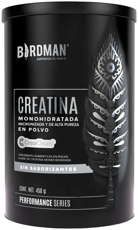 Bote de creatina monohidratada